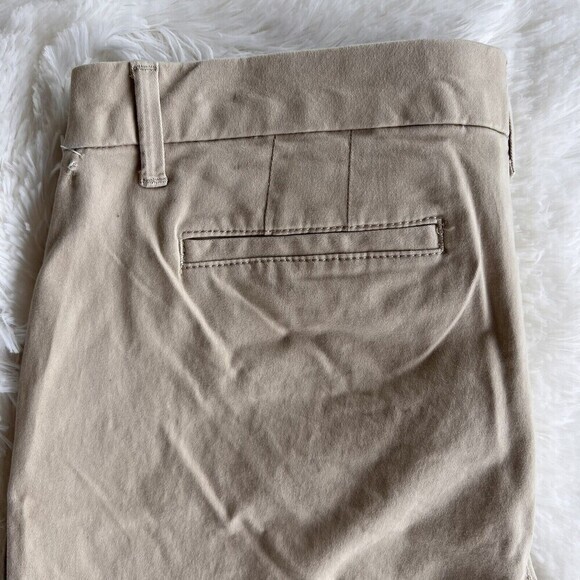 TOMMY HILFIGER Women's Malibu Piping-Trim Shorts Size 12 khaki Cotton/Elastane - Picture 13 of 16